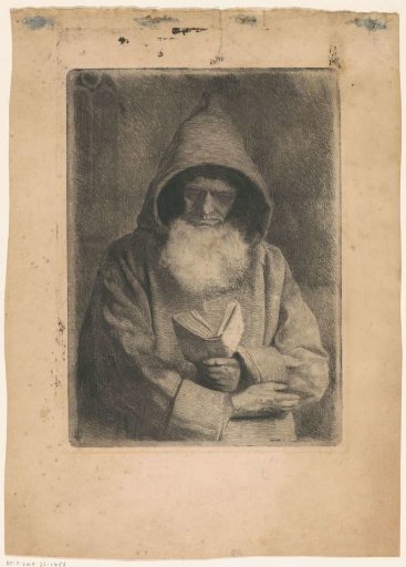 Reading monk