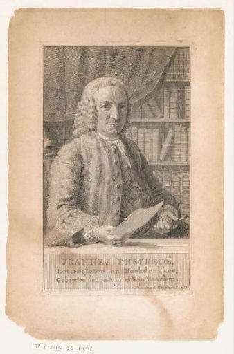 Portrait of Johannes Enschedé