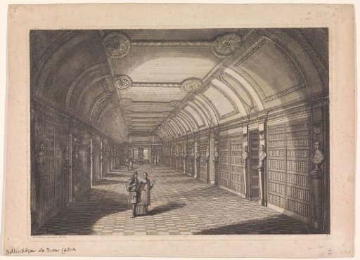 Library of the Abbey of Sainte-Geneviève in Paris