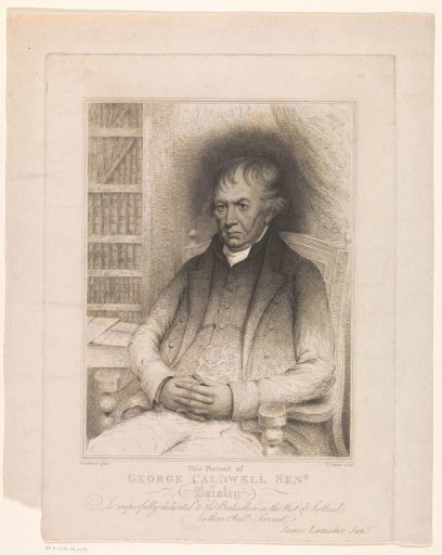 Portrait of George Caldwell, bookseller at Paisley