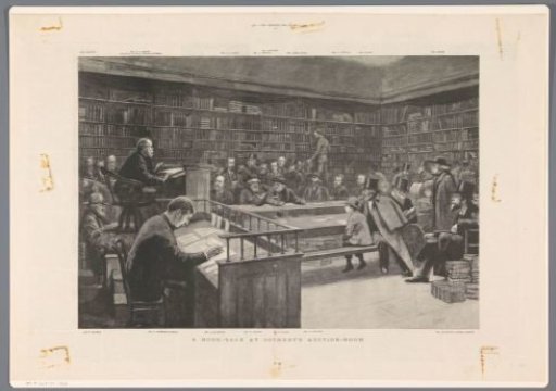Book auction at Sotheby's in London