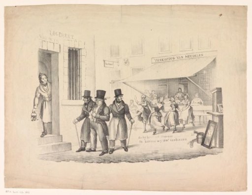 Caricature of C. Seyn, 1838-1839