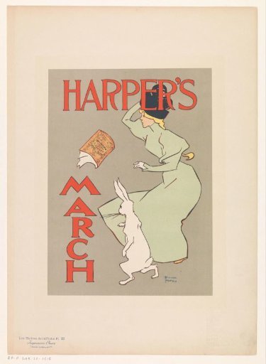 Advertisement for the March issue of Harper's New Monthly Magazine