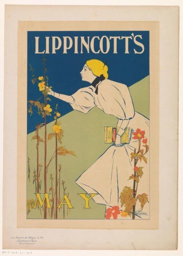 Advertisement for the May issue of Lippincott's Monthly Magazine