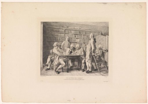 Lecture in the house of Diderot