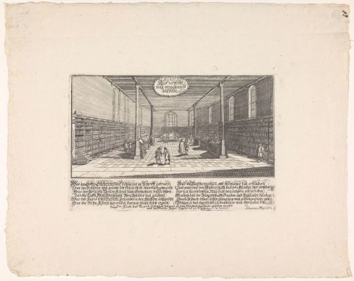 Interior of the Wasserkirche in Zürich