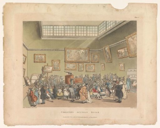 Painting auction at Christie's London