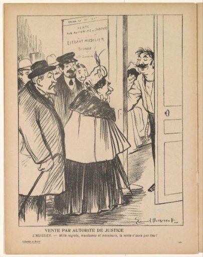 Auction by order of justice