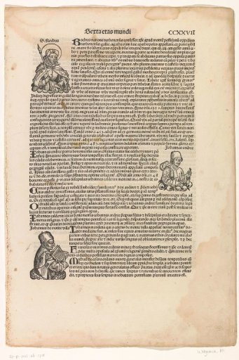 Page from the Nuremberg Chronicle by Schedel, folio 227r