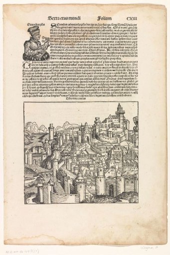 Page from the Nuremberg Chronicle by Schedel, folio 113r