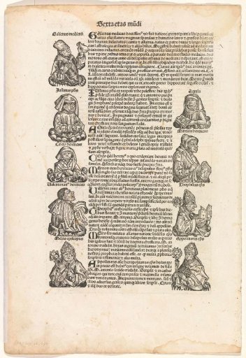 Page from the Nuremberg Chronicle by Schedel, folio 113v