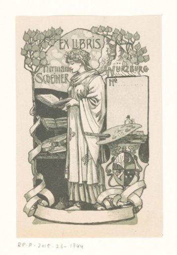 Ex libris of Hermann Scheiner