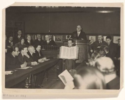 Auction of the Gutenberg Bible of Charles William Dyson Perrins at Sotheby's in London