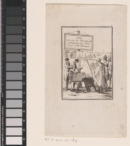 Stall of a print dealer