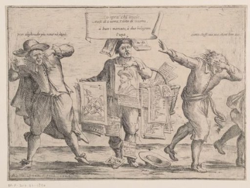 Street vendor of prints