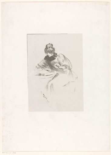 Reading woman