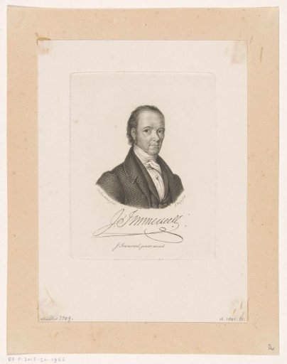 Portrait of Johannes Immerzeel