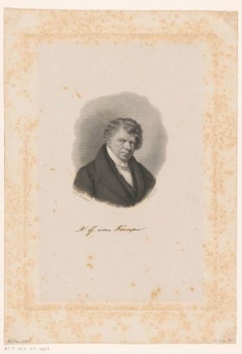 Portrait of Nicolaas Godfried van Kampen