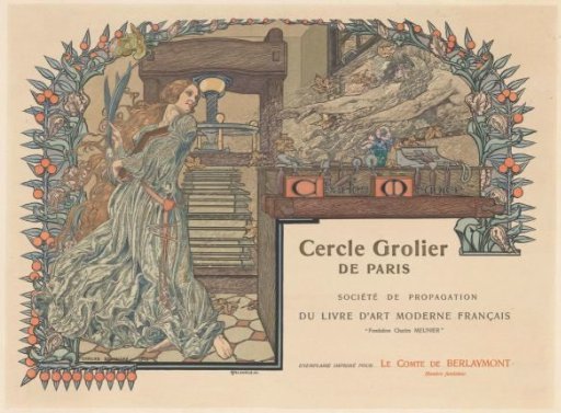 Poster for the Cercle Grolier de Paris