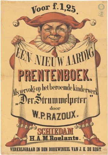 Poster for A New Pleasant Picture Book by Willem Paulus Razoux