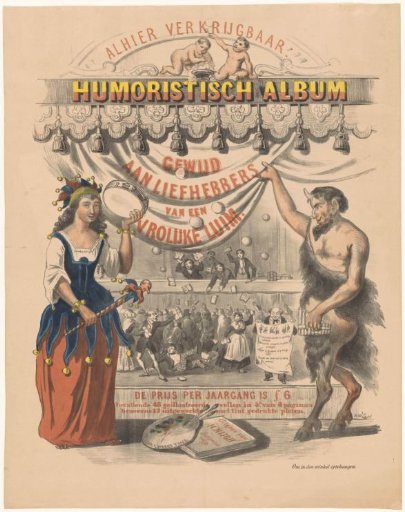 Poster for the weekly Humoristisch Album
