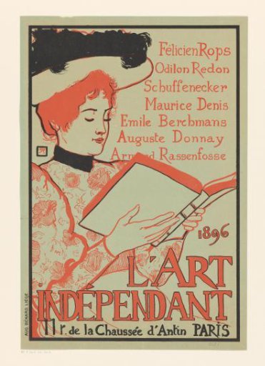 Poster for the Librairie l'Art Indépendant in Paris