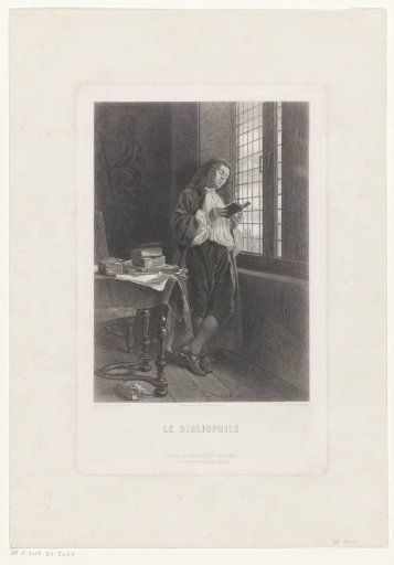 Man reading by the window