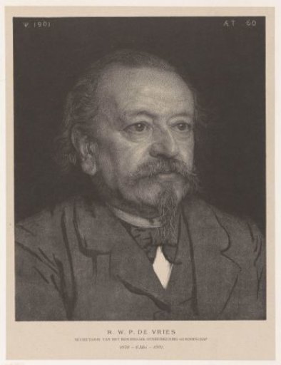 Portrait of Reinier Willem Petrus de Vries