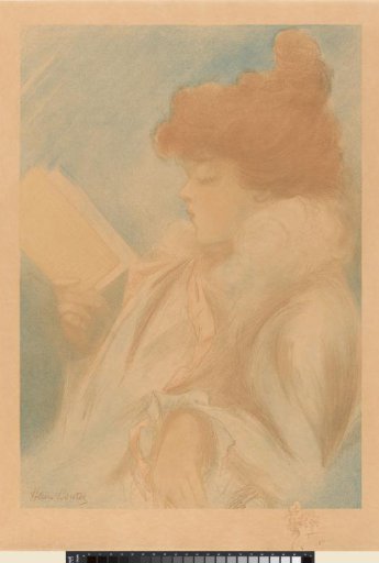 Reading woman