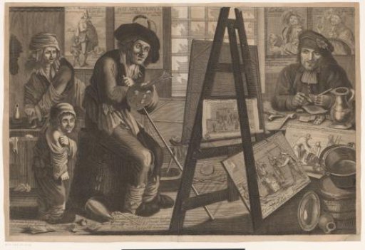 Interior of a Poor Painter