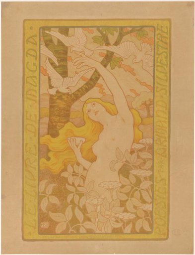 Poster for Le livre de Magda by Armand Silvestre