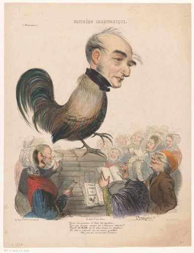 Caricature of Paul de Kock