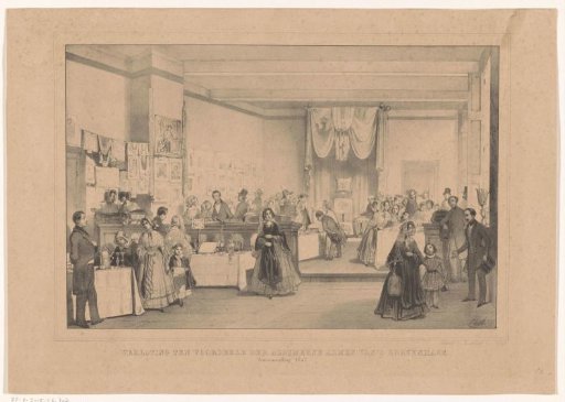 Lottery for the Benefit of the General Poor of The Hague. Exhibition 1847