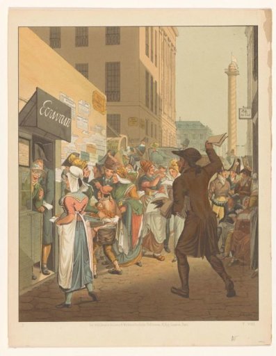 View of the Rue de Castiglione in Paris