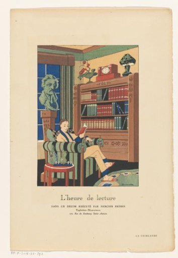 Reading man