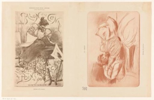 Woman taking prints from a standard and a sleeping woman
