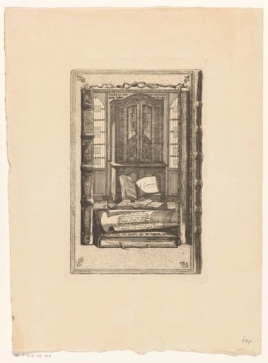 Composition with books