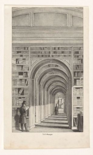 Interior of a library