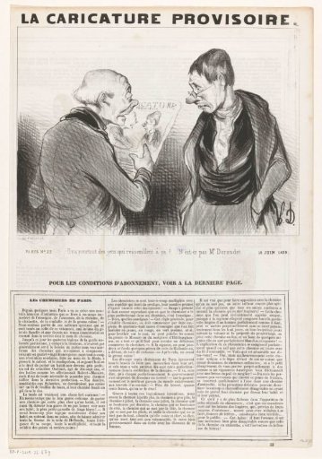 Two Men Discussing a Magazine
