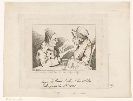 Portrait of Print Seller John Seago and His Wife