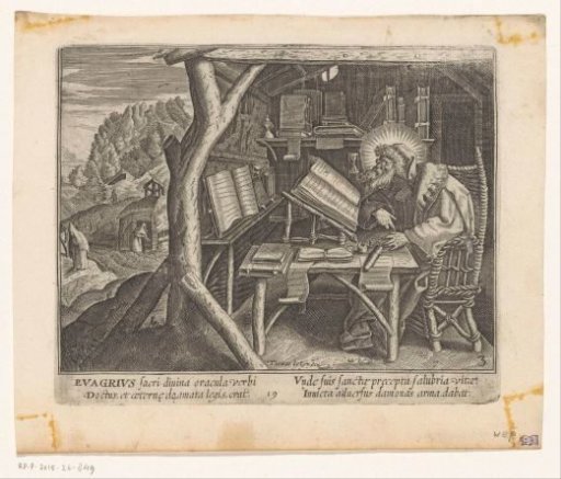 Evagrius Ponticus as a hermit