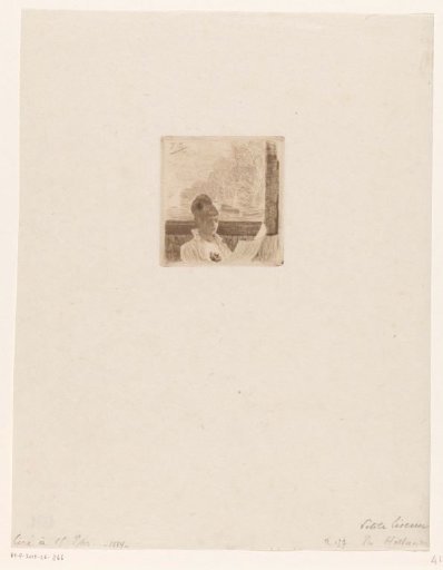 Woman reading by a window