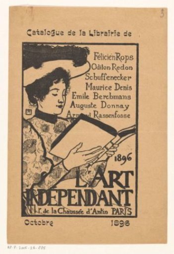 Woman Reading with a Hat