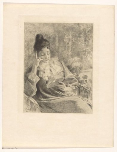 Reading Woman in a Chair