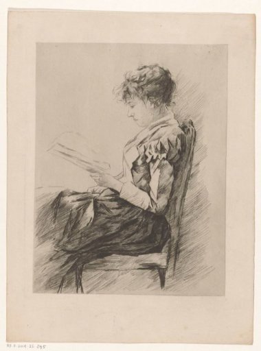 Reading Woman on a Chair