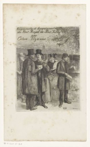 Bookseller's stalls on a quay in Paris