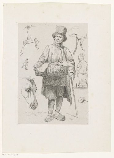 Itinerant bookseller or almanac seller