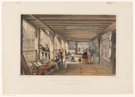 View of Bridge Street Row in Chester