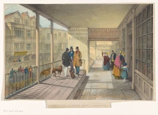 View of Bridge Street Row in Chester