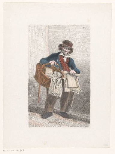 Seller of printed matter